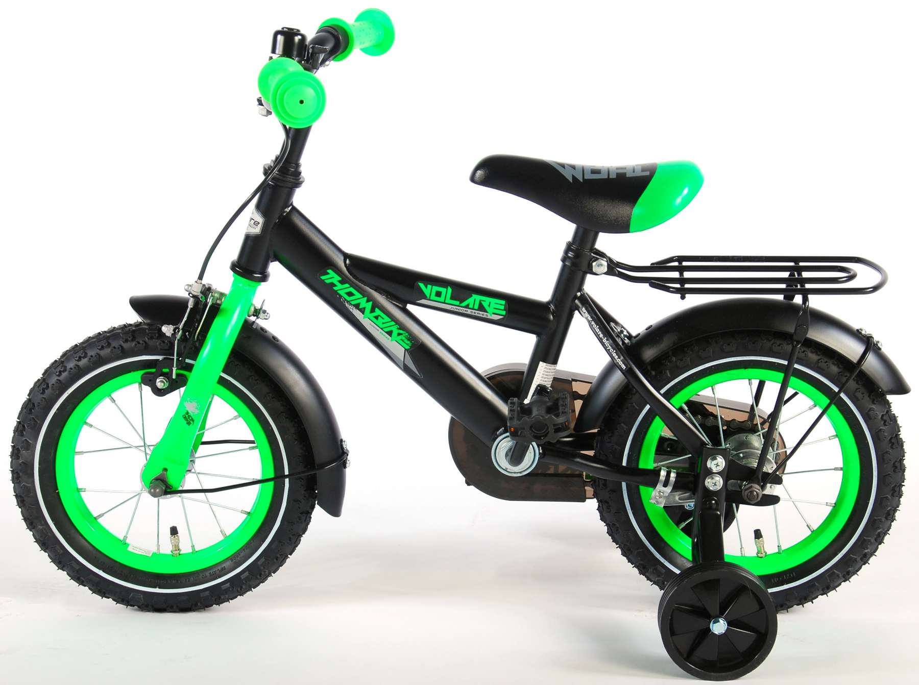 Volare Thombike Kinderfahrrad - Jungen - 12 Zoll - Schwarz ...