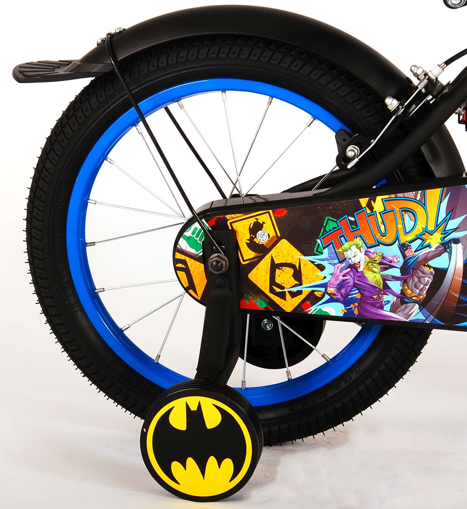 Batman Kinderfahrrad Jungen 16 Zoll Schwarz 2