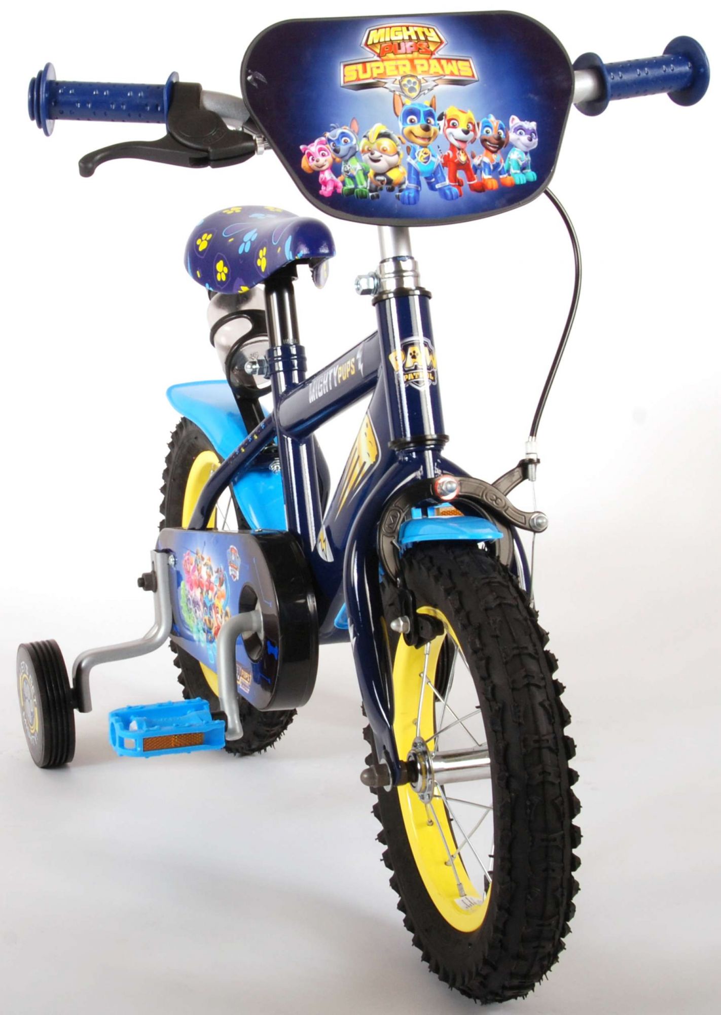 Paw Patrol Mighty Pups Kinderfahrrad Jungen 12 Zoll Blau