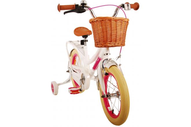 Volare Excellent Kinderfahrrad - Mädchen - 14 Zoll - Weiß