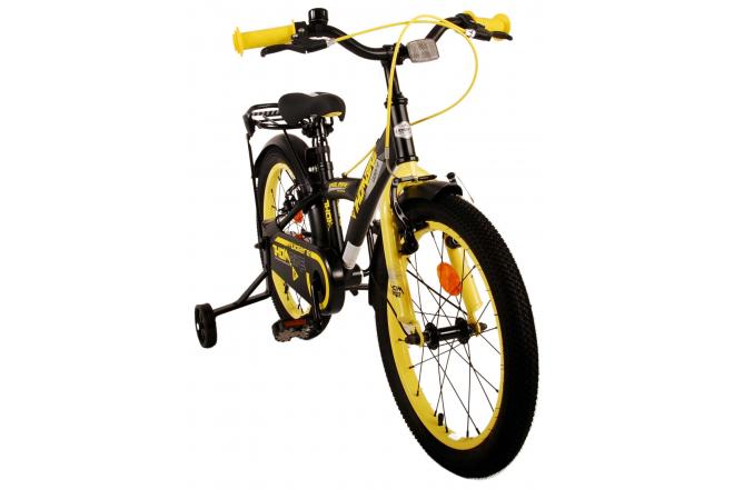 Volare Thombike Kinderfahrrad - Jungen - 18 Zoll - Schwarz-Gelb - Zweihandbremsen