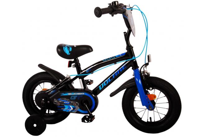 Volare Super GT Kinderfahrrad - Jungen - 12 Zoll - Blau - Zwei Handbremsen