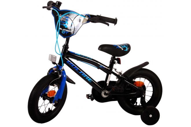 Volare Super GT Kinderfahrrad - Jungen - 12 Zoll - Blau - Zwei Handbremsen