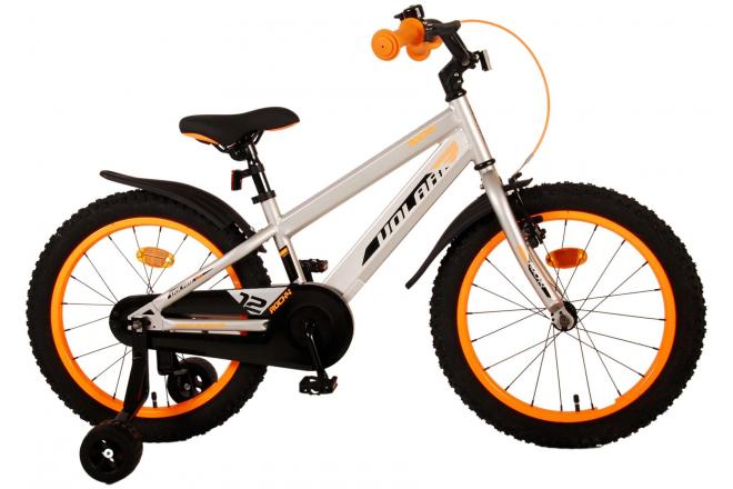 Volare Rocky Kinderfahrrad - Jungen - 18 Zoll - Grau