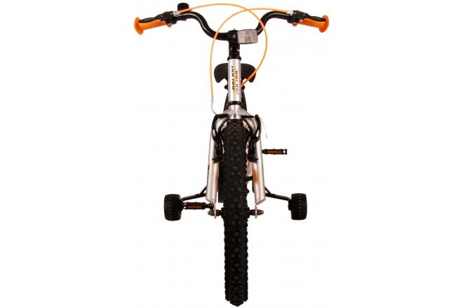 Volare Rocky Kinderfahrrad - Jungen - 18 Zoll - Grau - Zweihandbremsen