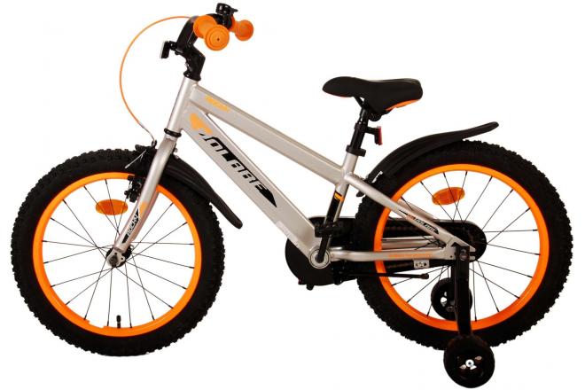 Volare Rocky Kinderfahrrad - Jungen - 18 Zoll - Grau