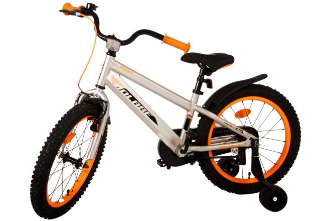 Volare Rocky Kinderfahrrad - Jungen - 18 Zoll - Grau