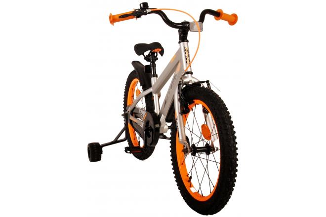 Volare Rocky Kinderfahrrad - Jungen - 18 Zoll - Grau