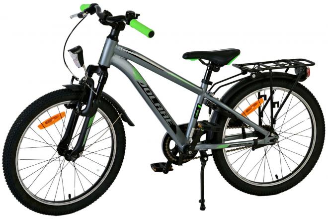 Volare Cross Kinderfahrrad - Jungen - 20 Zoll - dunkelgrau