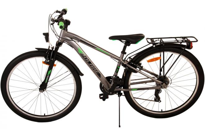 Volare Cross Kinderfahrrad - Jungen - 26 Zoll - Graue 18 Gänge