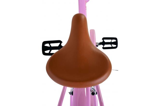 Volare Excellent Kinderfahrrad - Mädchen - 24 Zoll - Rosa- Zwei Handbremsen