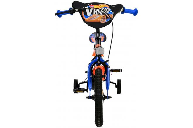 Hot Wheels Kinderfahrrad - Jungen - 14 Zoll - Schwarz Orange Blau