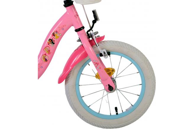 Disney Princess Kinderfahrrad - Mädchen - 14 Zoll - Rosa