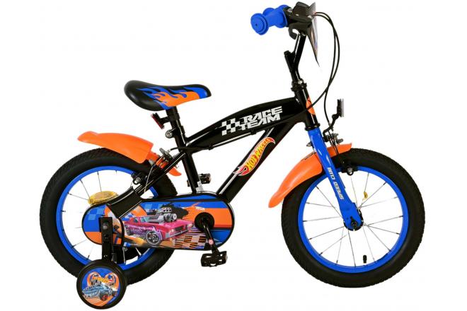 Hot Wheels Kinderfahrrad - Jungen - 14 Zoll - Schwarz - Zweihandbremsen