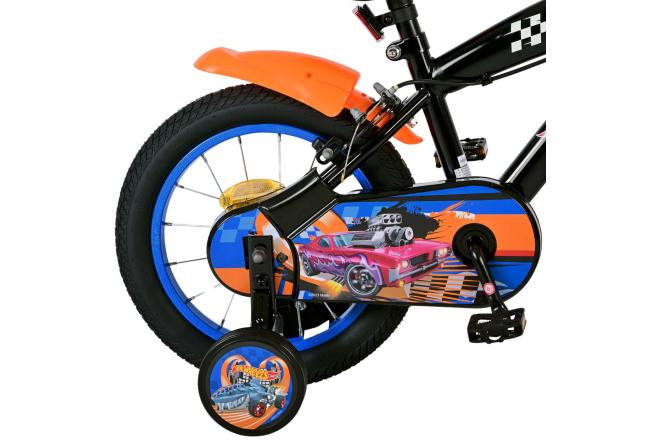 Hot Wheels Kinderfahrrad - Jungen - 14 Zoll - Schwarz - Zweihandbremsen