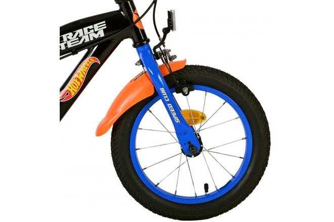 Hot Wheels Kinderfahrrad - Jungen - 14 Zoll - Schwarz - Zweihandbremsen