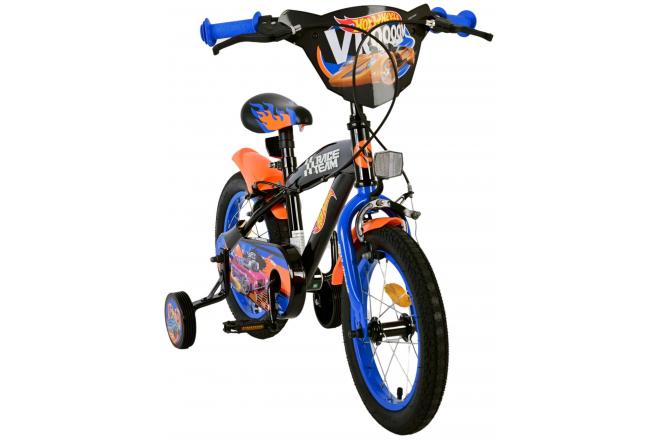 Hot Wheels Kinderfahrrad - Jungen - 14 Zoll - Schwarz - Zweihandbremsen