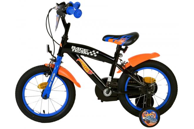 Hot Wheels Kinderfahrrad - Jungen - 14 Zoll - Schwarz - Zweihandbremsen