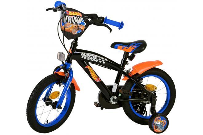 Hot Wheels Kinderfahrrad - Jungen - 14 Zoll - Schwarz - Zweihandbremsen