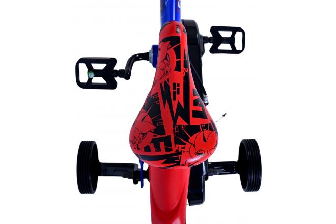 Sonic Prime Kinderfahrrad - Jungen - 12 Zoll - Blau Rot - Zweihandbremsen