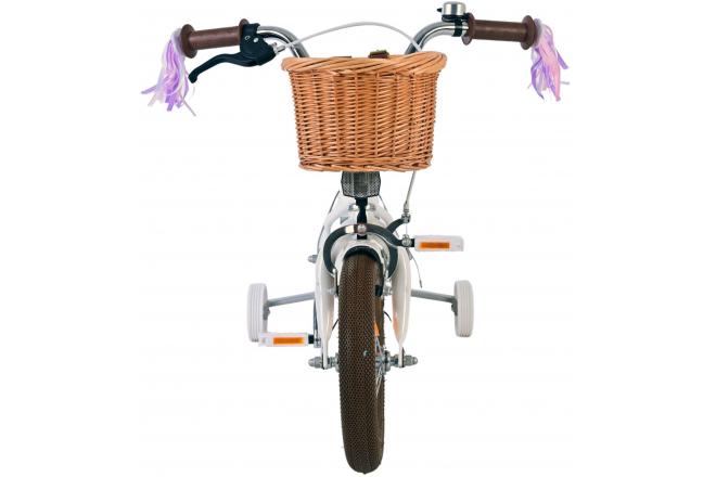 Volare Blossom Kinderfahrrad - Mädchen - 12 Zoll - Weiß