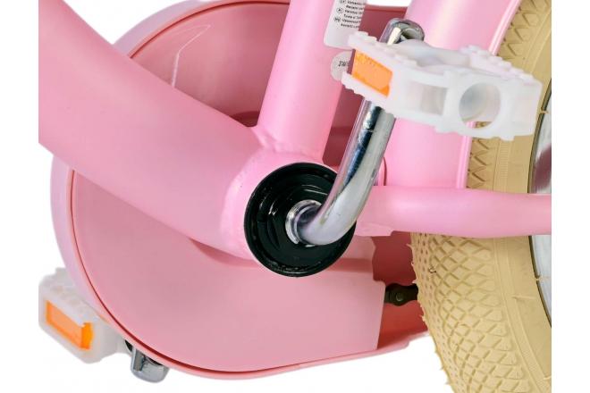 Volare Blossom Kinderfahrrad - Mädchen - 14 Zoll - Rosa - Zweihandbremsen