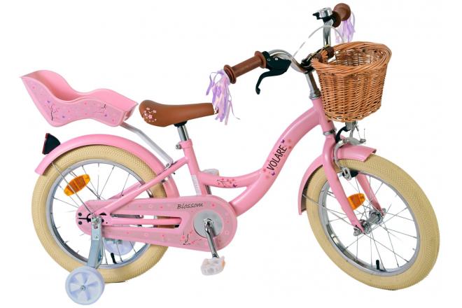 Volare Blossom Kinderfahrrad - Mädchen - 16 Zoll - Rosa