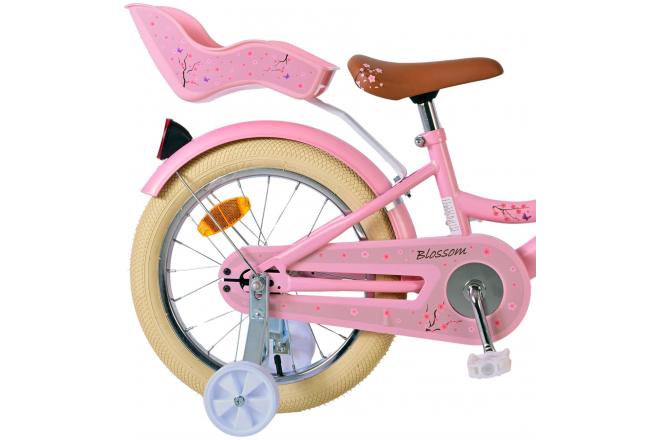 Volare Blossom Kinderfahrrad - Mädchen - 16 Zoll - Rosa