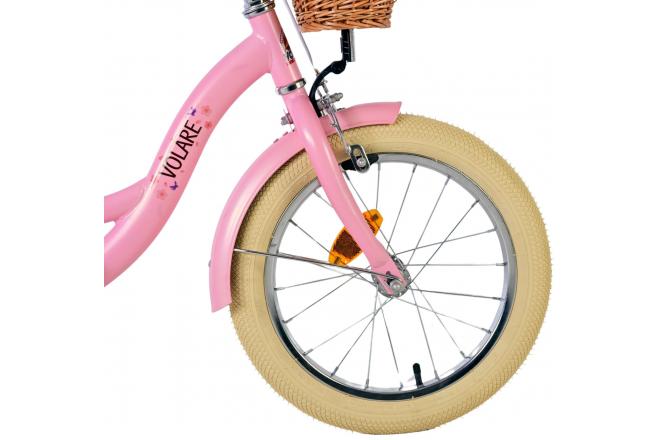 Volare Blossom Kinderfahrrad - Mädchen - 16 Zoll - Rosa