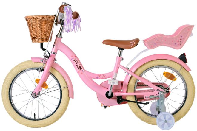 Volare Blossom Kinderfahrrad - Mädchen - 16 Zoll - Rosa