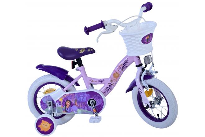 Disney Wish Kinderfahrrad - Mädchen - 12 Zoll - Lila