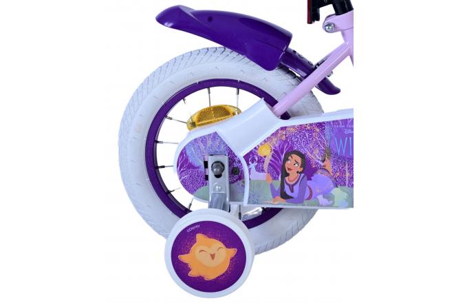 Disney Wish Kinderfahrrad - Mädchen - 12 Zoll - Lila