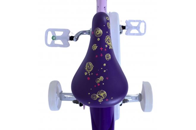 Disney Wish Kinderfahrrad - Mädchen - 12 Zoll - Lila