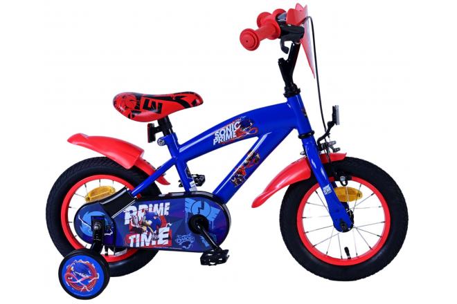 Sonic Prime Kinderfahrrad - Jungen - 12 Zoll - Blau Rot