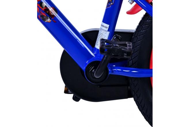 Sonic Prime Kinderfahrrad - Jungen - 14 Zoll - Blau Rot - Zweihandbremsen