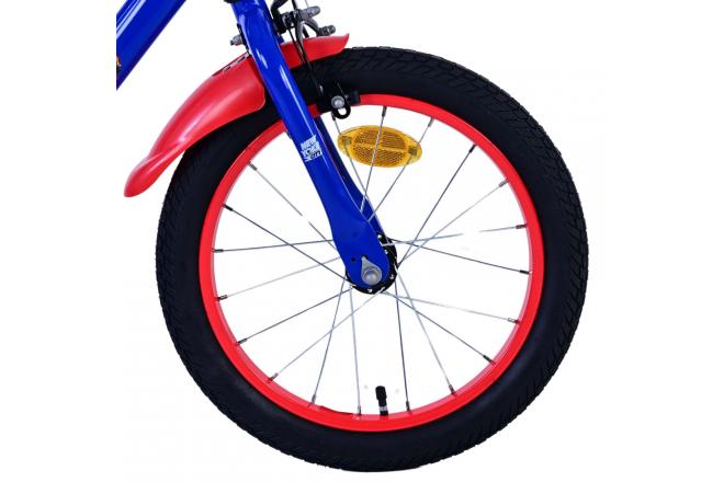 Sonic Prime Kinderfahrrad - Jungen - 16 Zoll - Blau Rot