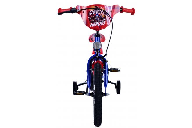 Sonic Prime Kinderfahrrad - Jungen - 16 Zoll - Blau Rot