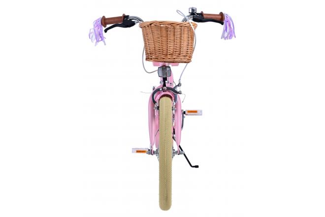 Volare Blossom Kinderfahrrad - Mädchen - 18 Zoll - Rosa - Zwei Handbremsen