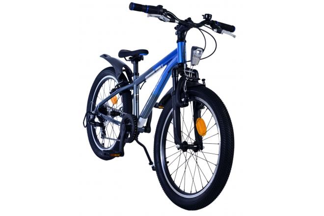 Volare XC Race Kinderfahrrad - 20 Zoll - 7 Gang - Blau/Grau