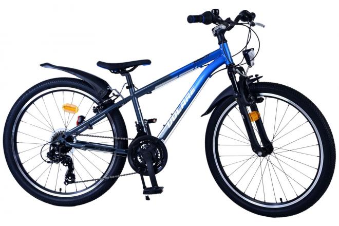 Volare XC Race Kinderfahrrad - 24 Zoll - 21 Gang - Blau/Grau