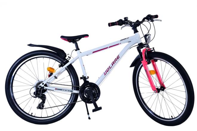 Volare XC Race Kinderfahrrad - 26 Zoll - 21 Gang - Weiß Pink