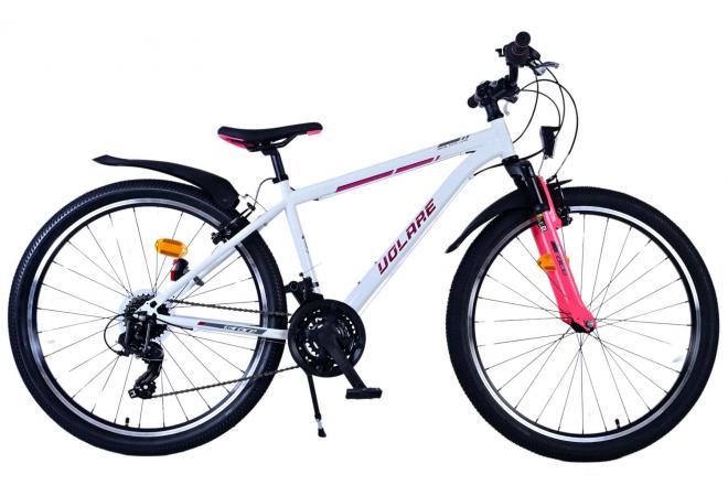 Volare XC Race Kinderfahrrad - 26 Zoll - 21 Gang - Weiß Pink