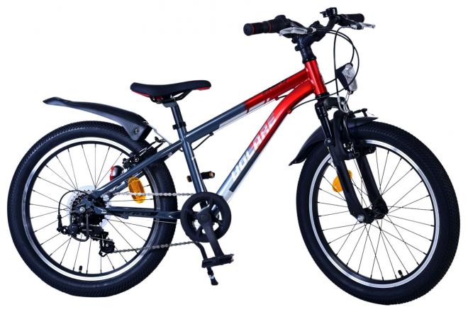 Volare XC Race Kinderfahrrad - 20 Zoll - 7 Gang - Rot/Grau