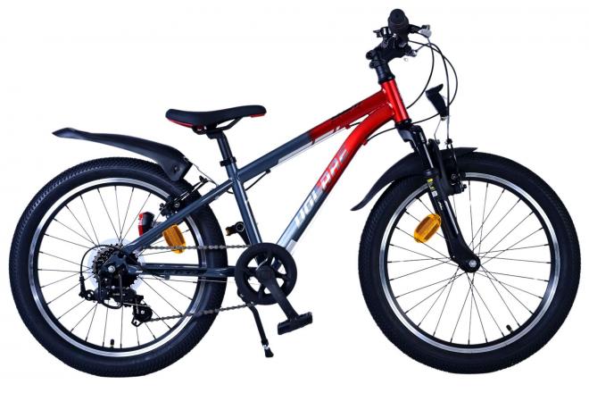 Volare XC Race Kinderfahrrad - 20 Zoll - 7 Gang - Rot/Grau