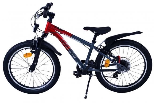 Volare XC Race Kinderfahrrad - 20 Zoll - 7 Gang - Rot/Grau