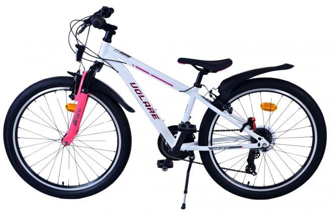 Volare XC Race Kinderfahrrad - 24 Zoll - 21 Gang - Weiß Pink