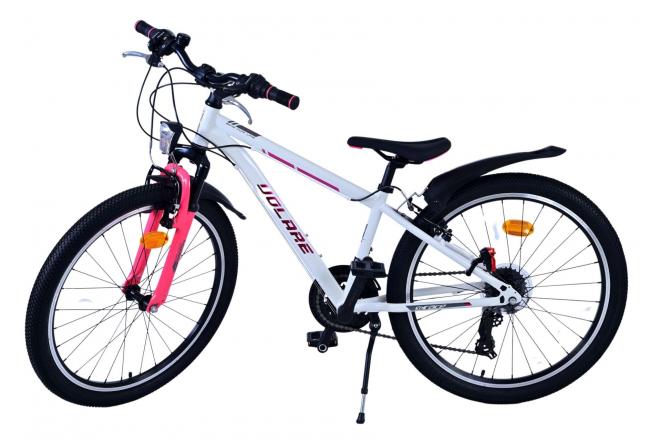 Volare XC Race Kinderfahrrad - 24 Zoll - 21 Gang - Weiß Pink