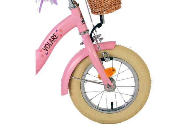 Volare Blossom Kinderfahrrad - Mädchen - 12 Zoll - Rosa