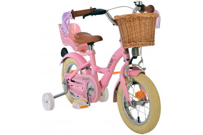 Volare Blossom Kinderfahrrad - Mädchen - 12 Zoll - Rosa