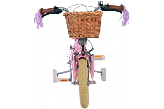 Volare Blossom Kinderfahrrad - Mädchen - 12 Zoll - Rosa - Zwei Handbremsen